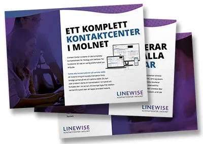 Contact Center Linewise Produktblad (pdf)